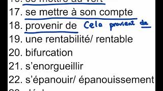 50 mots indispensables pour les Dalf C1 amp C2 ⭕️ partie 2️⃣ [upl. by Annayrb294]