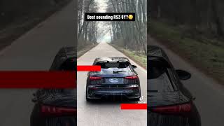 Audi rs3 sound tiktok viralvideo [upl. by Ardnuek]