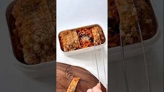 Pack my lunch with me 🧆🥟🍝lifestyle food asmr aesthetic homemade [upl. by Juna672]