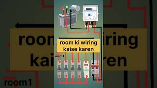 room ki wiring kaise karen wiring kaise karte hain shorts youtubeshorts [upl. by Ennagroeg]