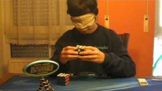 Rubiks 3x3 Multi Blindfolded 22 [upl. by Auoh]