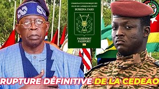 Le Burkina Faso vient de lancer un nouveau passeport biométrique Dernière rupture avec la CEDEAO [upl. by Niarb]