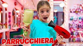 VLOG FIGLIACHIARA DIVENTA PARRUCCHIERA PER 24 ORE CON MAMMAGIULIA [upl. by Notlew]