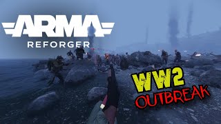 ARMA REFORGER  ZOMBIE OUTBREAK HITS WW2 [upl. by Paine]