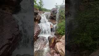 Bhut khtrnak hai 😵‍💫😯 waterfall jangle nature travel water river youtube virar discovery [upl. by Derman]