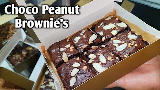 Choco peanut Brownies recipe na pang negosyo Madiskarteng Nanay by mhelchoice [upl. by Elram757]