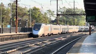 Amtrak Acela Train 2203  Metropark NJ [upl. by Esiuolyram]