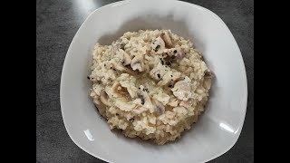 risotto au poulet et champignon [upl. by Enirahtac]