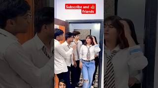 funny comedy school boys andgirl 😂😂😂shorts [upl. by Seuqram]