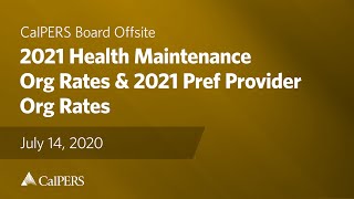 2021 Health Maintenance Org Rates amp 2021 Pref Provider Org Rates  July 14 2020 [upl. by Dnomad]