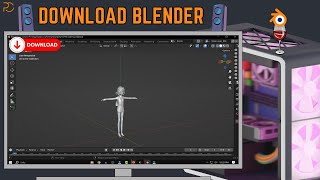 How to Download and Install Blender on PC amp Laptop  2024 [upl. by Aerdnek]