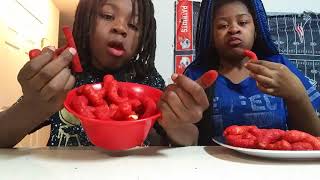 Hot Cheetos and Takis challenge with Aisha Nation [upl. by Alfonse]