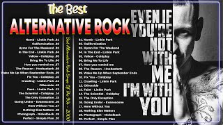 Alternative Rock Greatest Hits🔥Linkin Park Coldplay Evanescence Nickelback Green Day [upl. by Noli]