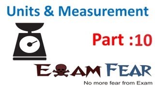 Physics Unit and Measurement Part 10 dimensions of physical Quantities Class X1 CBSE [upl. by Yelnats533]