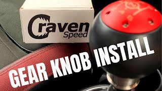 F56 JCW Mini  CravenSpeed Gear Knob Install [upl. by Ahsetan735]