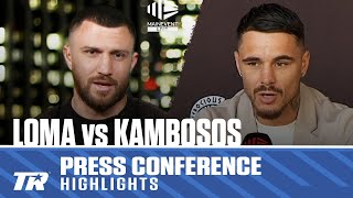 Loma vs Kambosos Kickoff Press Conference Highlights  SAT MAY 11 on ESPN [upl. by Rufina]