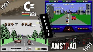 Commodore 64 vs Amstrad CPC  8 games from 1991 [upl. by Nirrek]