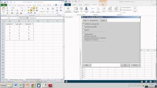 ANOVA test with Minitab Express [upl. by Marshal922]