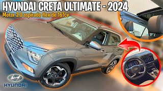 DESCUBRA OS PREÇOS E LUXO DO HYUNDAI CRETA ULTIMATE 2024 [upl. by Sigfried]