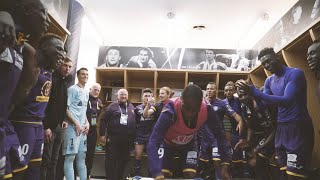 La joie du vestiaire toulousain après la victoire face à Guingamp au Stadium [upl. by Anbul61]