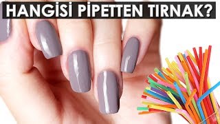 PİPETTEN TAKMA TIRNAK NASIL YAPILIR PIPETTE NAIL [upl. by Benedicto]