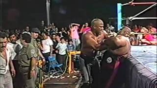 WWC Abdullah The Butcher vs Zeus 1990 [upl. by Hachman]