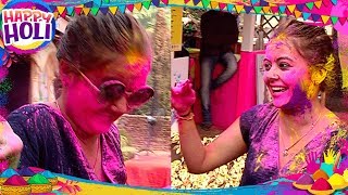 Devoleena Bhattacharjee aka Gopi Bahu Holi Celebrations [upl. by Ellenid449]