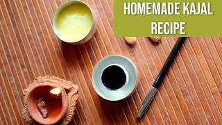 Homemade Kajal Recipe [upl. by Sacksen]