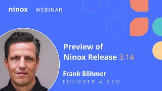 Release Preview Webinar Ninox 314 [upl. by Patin]