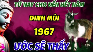 BÍ MẬT ĐƯỢC HÉ LỘ TUỔI ĐINH MÙI 1967 LỘC VỀ ĐẦY NHÀ TỪ NAY CHO ĐẾN HẾT NĂM TIỀN CỦA ĐỔ VỀ BAO LA [upl. by Auhsej]