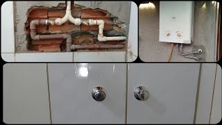 Como instalar aquecedor a gás [upl. by Ymmac]