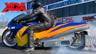 XDA Qualifying For Biggest Motorcycle Drag Race of the Year [upl. by Mareah]