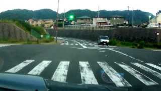 JVC GCXA1 手ぶれ補正あり・なし 比較 車載動画 [upl. by Natsreik]