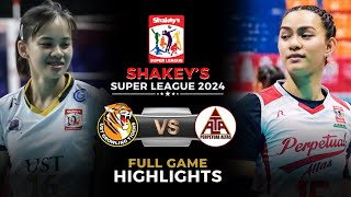 UST VS Perpetual  Shakeys Super League Preseason Championship 2024  Full Game Highlights [upl. by Yrdnal317]