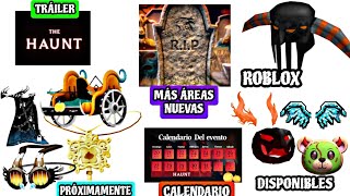 EVENTO THE HAUNT YA DISPONIBLES MÁS ARTÍCULOS GRÁTIS Y NUEVAS AREAS PRÓXI Y MÁS NOTICIAS DE ROBLOX [upl. by Spense119]