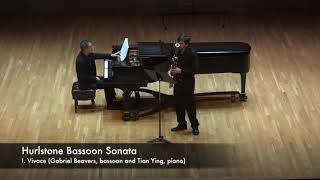 William Hurlstone Bassoon Sonata first movement I Vivace [upl. by Juakn]