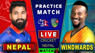 Nep Vs Windward Islands LIVE Match 2 [upl. by Ecnerrat979]