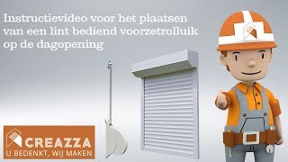 Voorzetrolluik Lintbediening op de muur [upl. by Franck684]