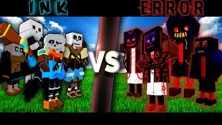 Team ink sans Vs Team Error sans [upl. by Bor87]