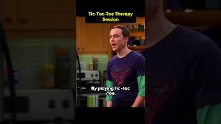 Tic Tac Toe Therapy Session bigbangtheory therapy comedy [upl. by Madlen364]