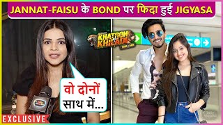 Jigyasa Singh REVEALS About being Away From TV Reacts On JannatFaisu Bond In KKK12 [upl. by Inanaup511]