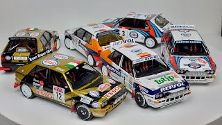 118 Lancia Delta HF Integrale Rally Team Martini ESSO Repsol Totip By kyosho [upl. by Ennairrac377]