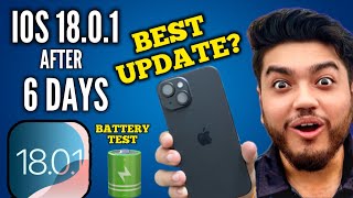 iOS 1801 Update on iPhone 15 amp iPhone 16 After 6 Days Battery performance Should you update [upl. by Enra]