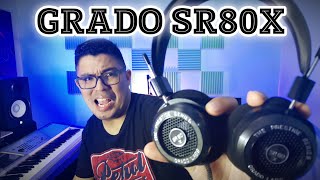 GRADO Sr80x Unboxing  Review and Comparison Open Back headphones [upl. by Kelson391]