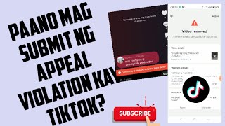 Paano mag submit Ng appeal violation Kay TikToktiktokviolationhowtosubmitappealviolation2023 [upl. by Odelia126]