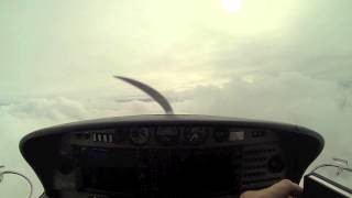 🛩 IFR minimums and IMC take off at Le Touquet GoPro Hero3 [upl. by Dotson]