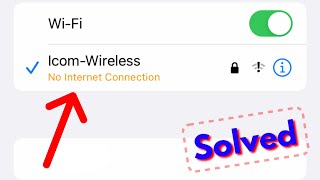 Fix no internet connection iphone wifi  iPhone wifi not working problem solved [upl. by Burnie]