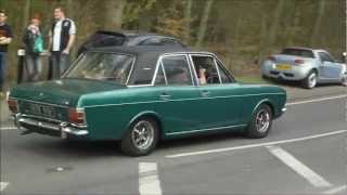 MK2 Ford Cortina leaving Wheels Day 2012 [upl. by Ijok752]