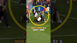 🚨 Morata injured by a security member and is doubtful for the final 😱 Euro2024 [upl. by Ardelia605]