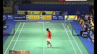 2007 China Masters MS SF Lin Dan VS Lee Chong Wei [upl. by Kucik]